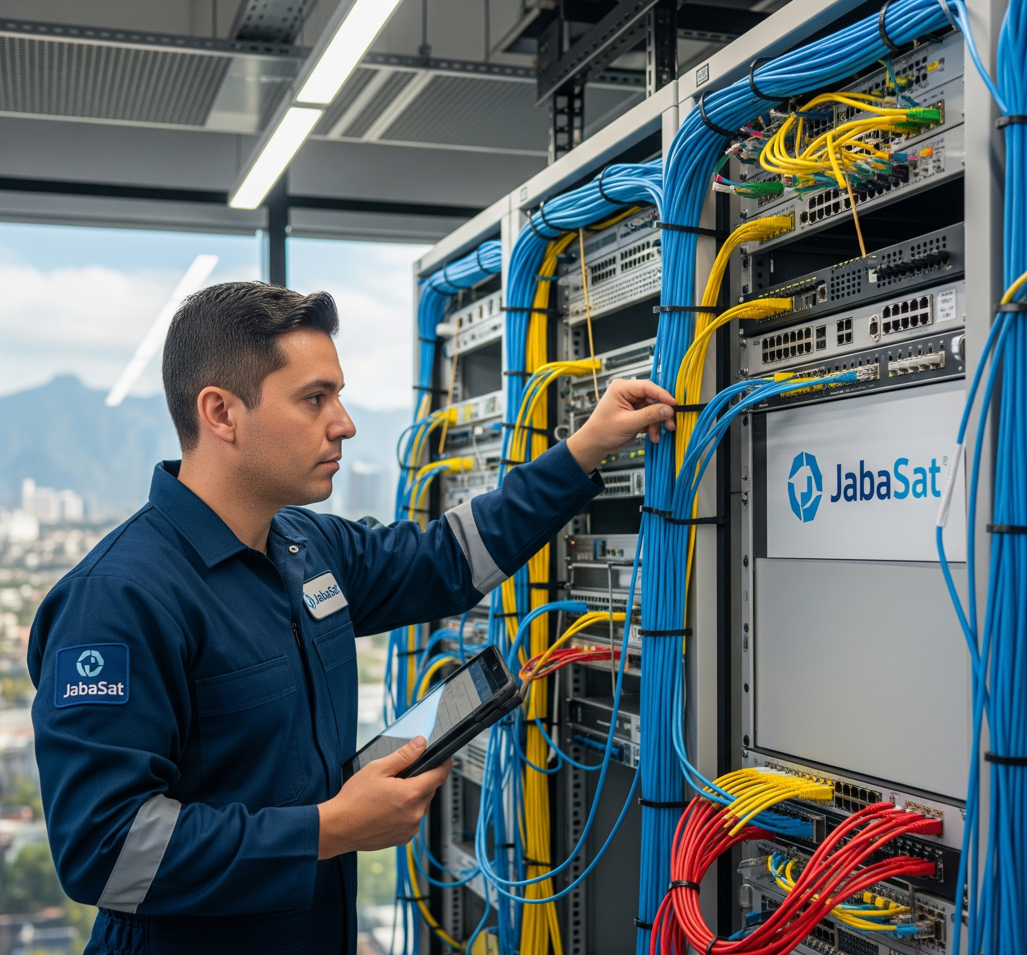 JabaSat Enlaces Industriales en Monterrey: Conectividad Simétrica de Alta Velocidad con Tecnología Bonding